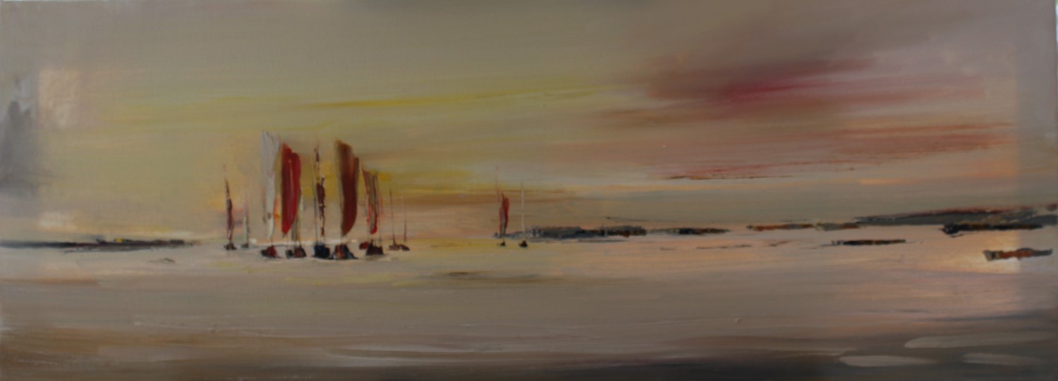 'Late Summer Night Sailing' by artist Rosanne Barr